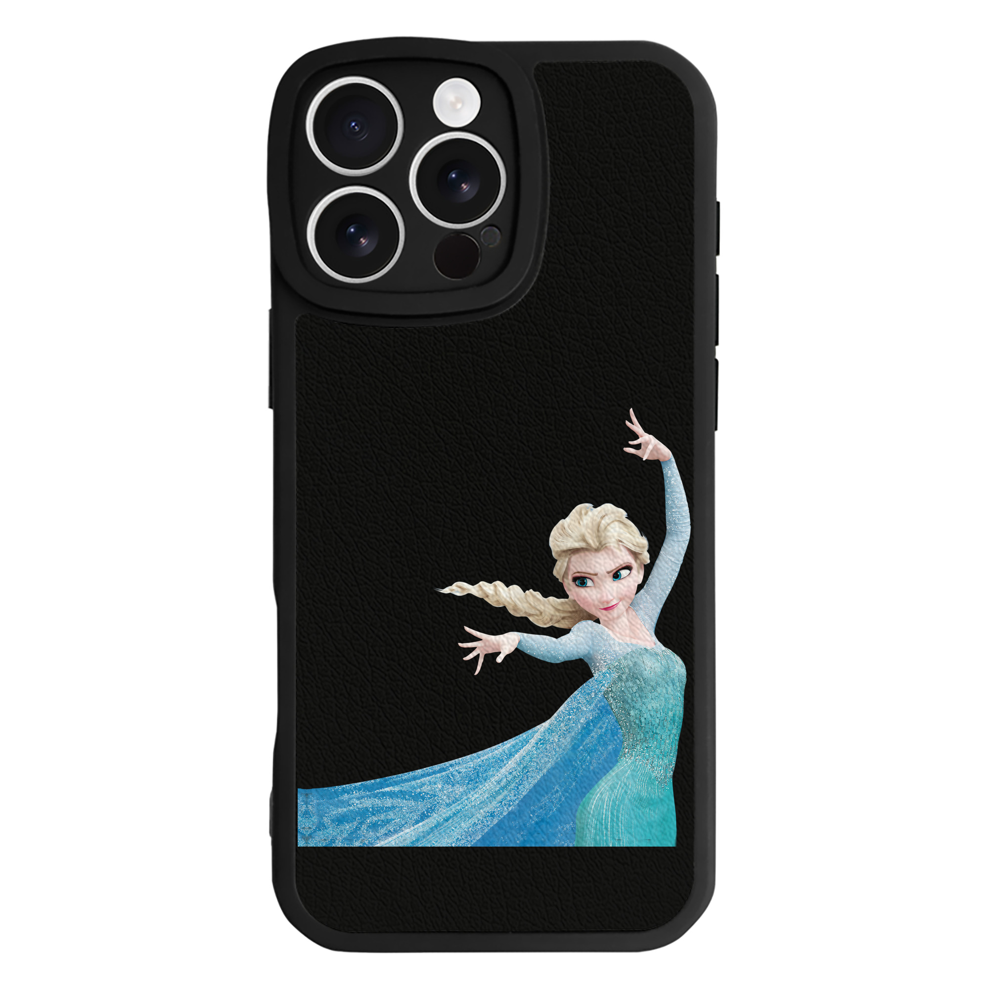 （画像用） アナと雪の女王 アンナ エルサ Frozen Anna Elsa 【iPhone 16シリーズ対応】シリコンスマホケース（レザー調） 材質：シリコン